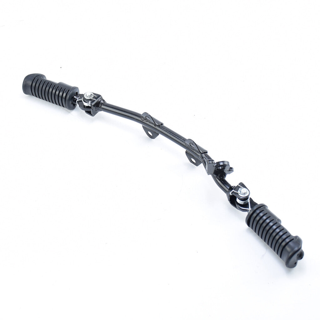 Black Footpegs Foot PedalBracket For Monkey Z50 Z50A Z50J Z50R for Mini Trail Bike