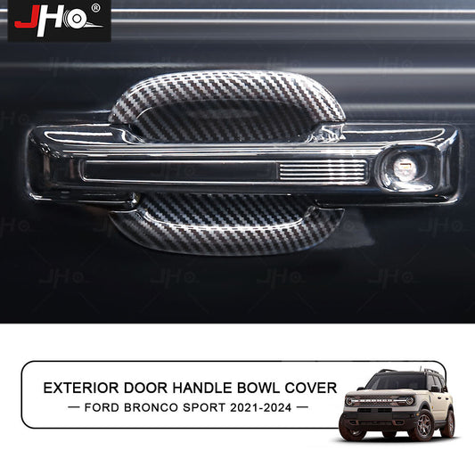Exterior Door Handle Bowl Cover Trim for Ford Bronco Sport 2021-2024