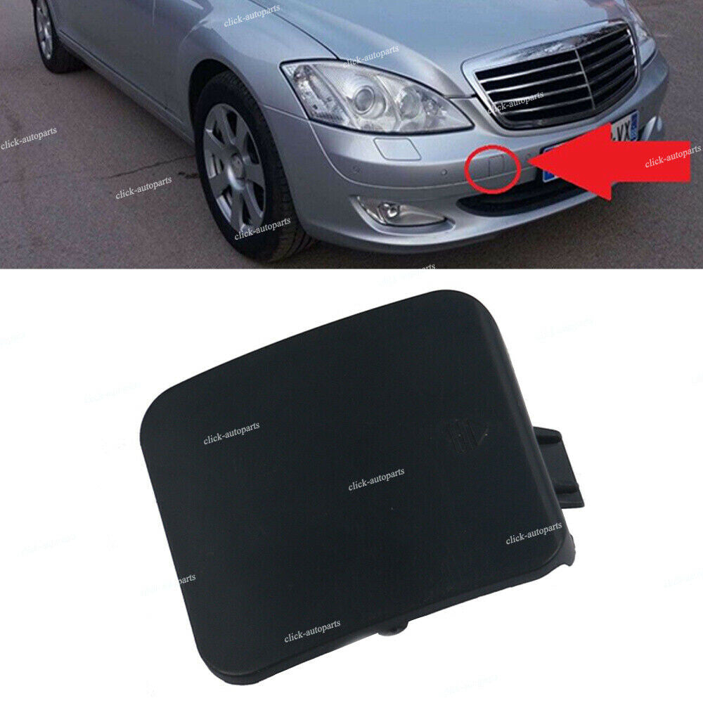 Front Bumper Tow Hook Cover Cap for Mercedes W221 S-class S320 2006-09 Unpainted