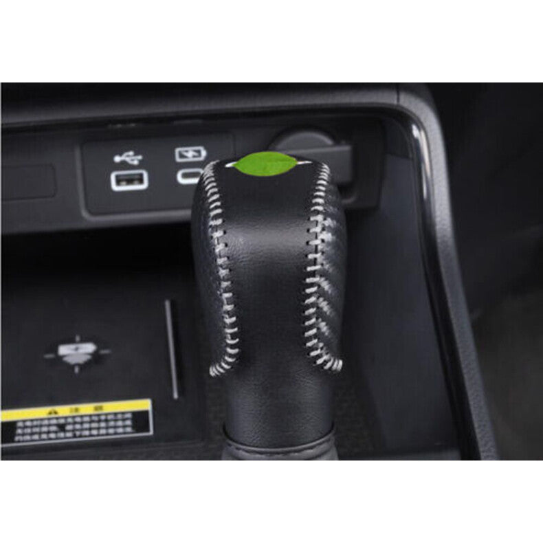 for Honda CR-V 2023-2024 Carbon Fiber Hand sewn leather Gear Shift Knob trim