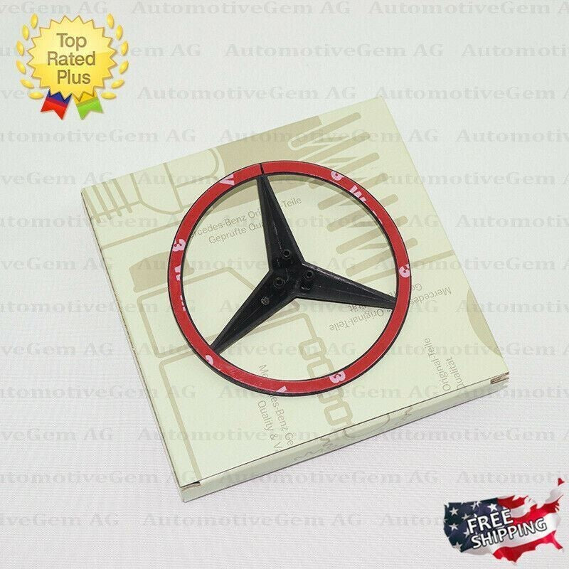 FOR GLOSSY BLACK X253 SUV Star Emblem Rear Trunk Lid Logo Badge AMG GLC300