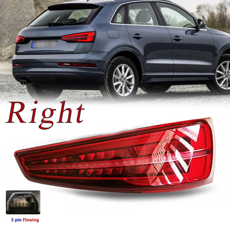 LED rear brake lights with dynamic turn signals are available for the for Audi Q3 2016-2019.