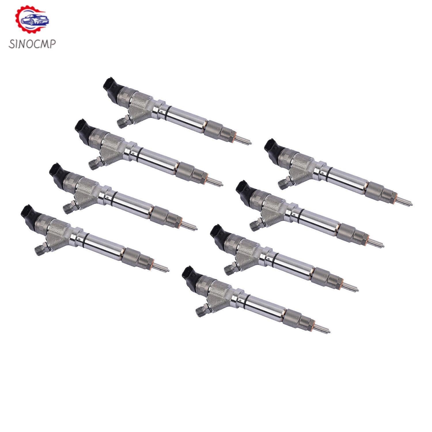 8PCS Common Rail Fuel Injectors for GMC for Chevy Savana Duramax 0986435521