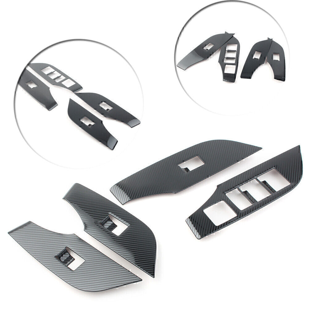 Car Interior Window lift panel Switch Cover Trim Fit for Toyota RAV4 2019-2024