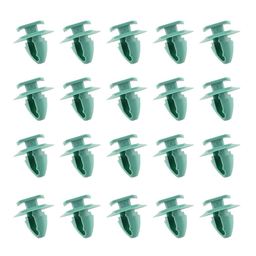20Pcs Green Wheel Arch Fender Flare Molding Trim Retainer-Clips Fit for Jeep