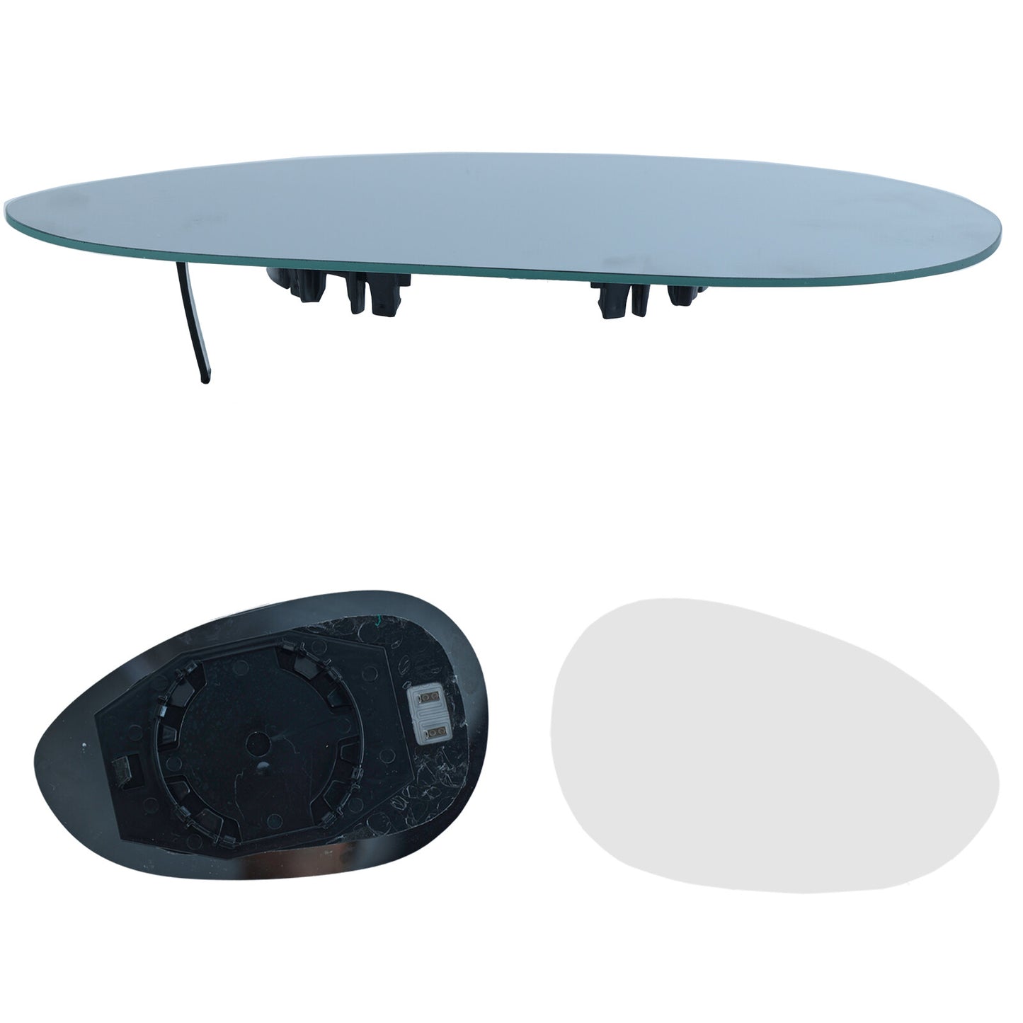 2PCS for Fiat 500 500c 2007 to 2023 Right & Left Side Heated Wing Mirror Glass