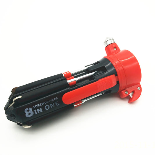 Car Safety Hammer Lifesaving Torch Screwdrivers Tool for seat belt cutter Flashlight