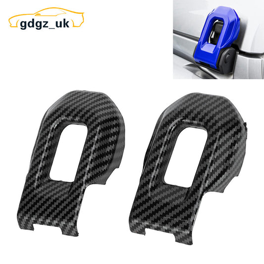 2pcs Hood Latch Lock Catch Brackets Cover for Jeep for Wrangler JL JLU Gladiator JT