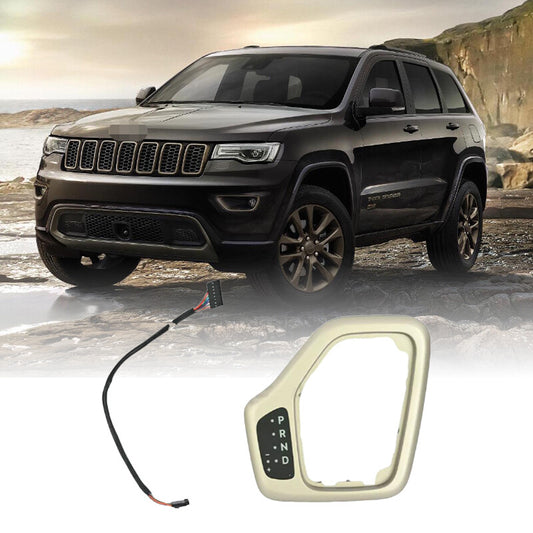 Gold For 2014-2018 for Jeep Cherokee Automatic Transmission Shift Bezel
