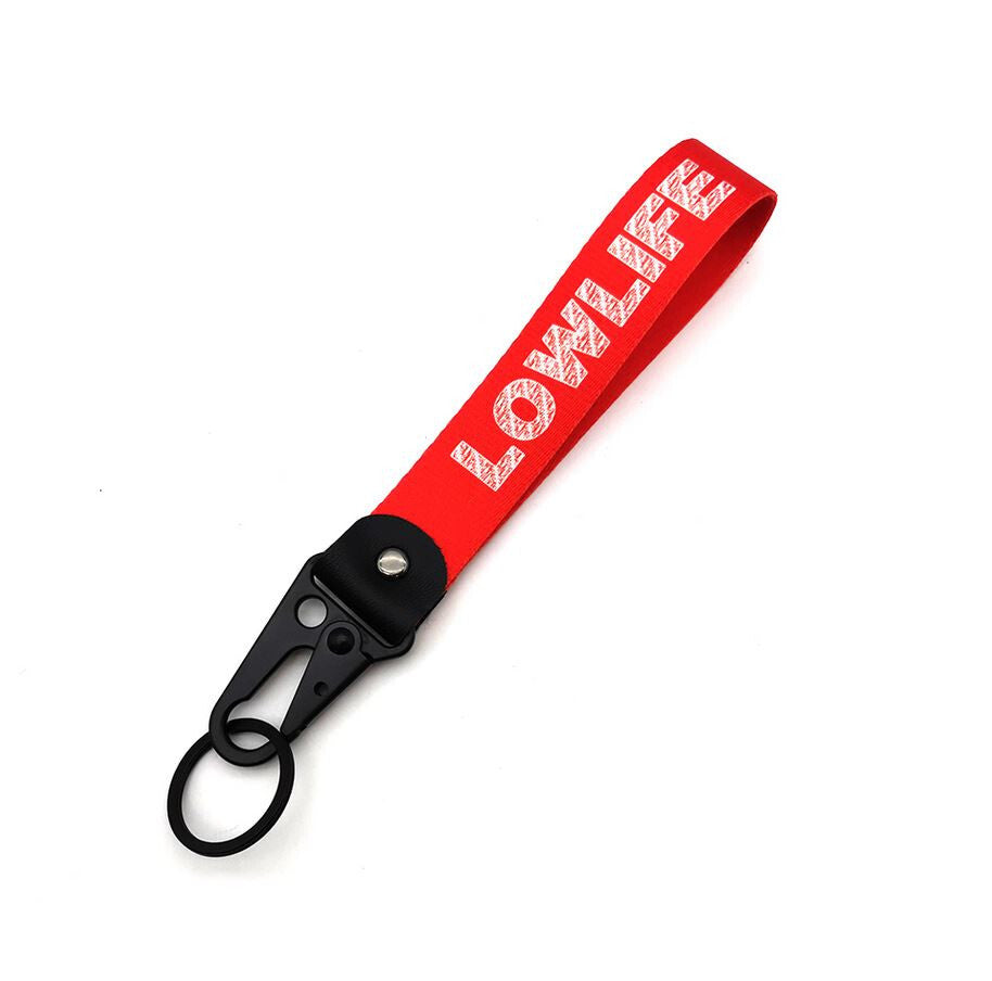 Lowlife car keychain/key ring with lanyard - Car accessories for Mitsubishi .