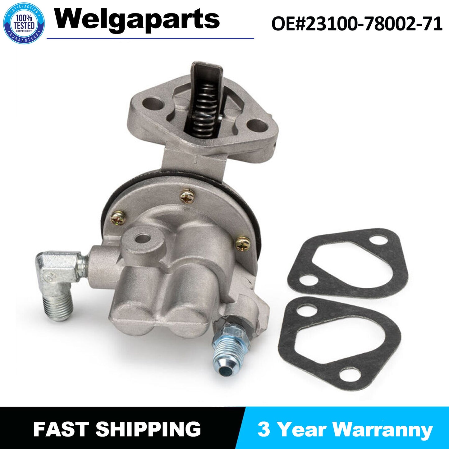Fuel Pump Set w/ Gasket 23100-78002-71 for Toyota Forklift 4P 5R Engine Parts