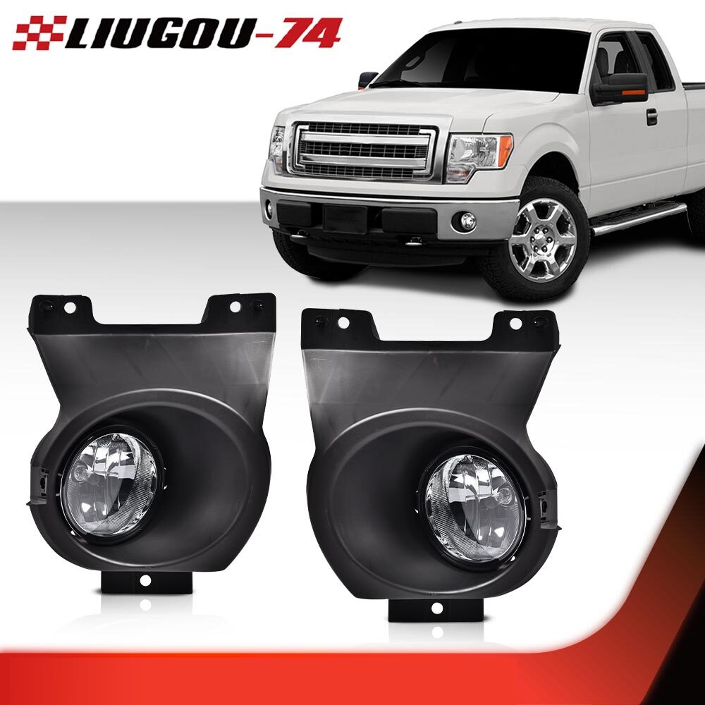 Suitable for 11-14 for Ford F-150 bumper fog light driving light with switch/bracket 2-piece set