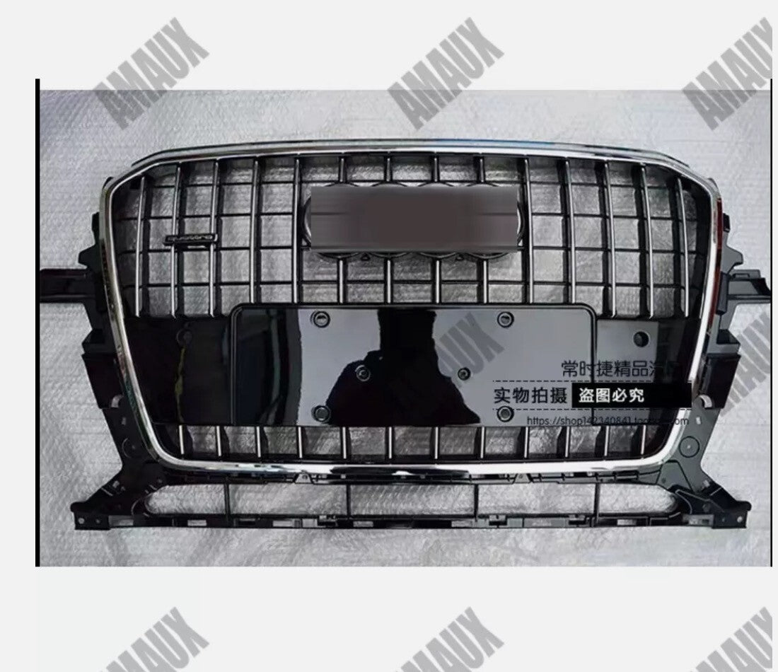 Front Bumper Grill Mesh Grille Fit for Audi Q5 2013 2014 2015 2016 Chrome Grille
