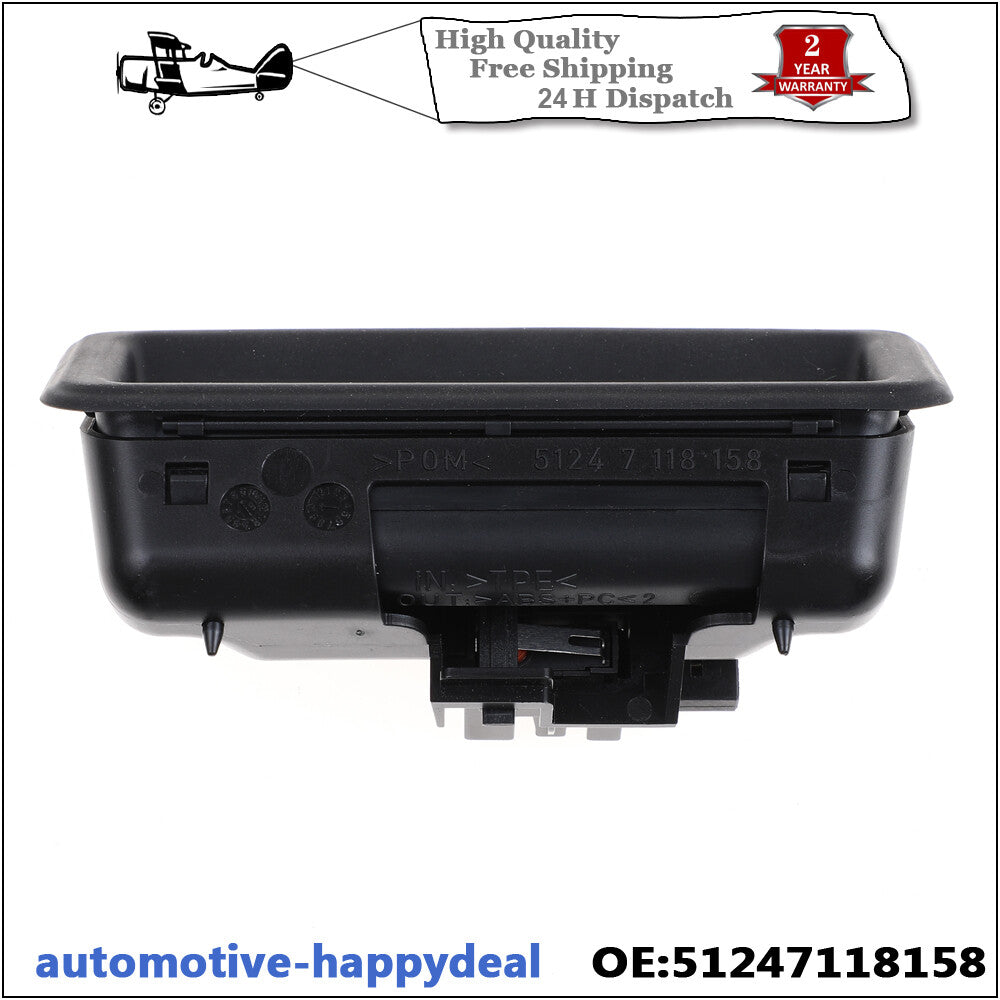 Boot Tailgate Trunk Handle Release Switch 51247118158 Fits for BMW 1 3 5 series