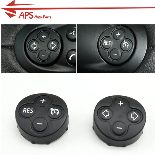 2-piece steering wheel volume button cruise control switch cover for BMW for MINI Cooper