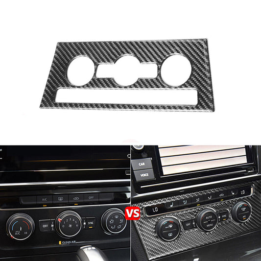 Carbon Fibre A/C Switch Panel for VW for Golf MK7 2014-2019 Type B
