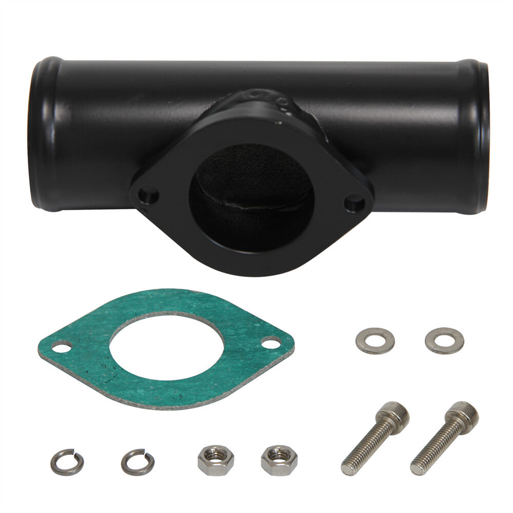 Type-S/RS Style 2 51mm Aluminum Turbo Blow Off Valve Flange Adapter Pipe Black