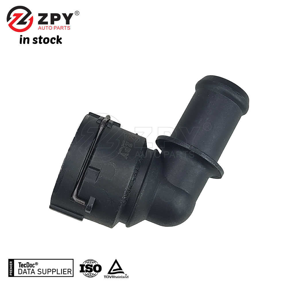 ZPY For 1998-2008 for VW for Volkswagen Beetle R32 Eos Coolant Hose Connector 1J0122291C