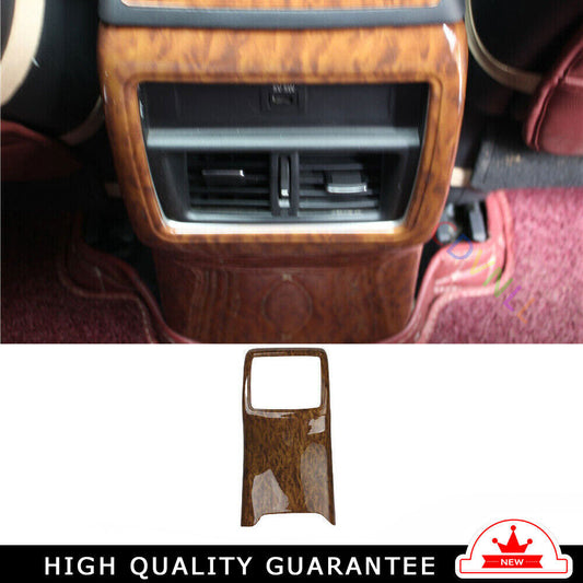 Inner Rear Air Outlet Vent Frame Trim Fit for Nissan Murano 2015-2021 Peach Wood