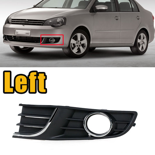 Left Fog Light Lamp Cover Bumper Grille Front Bumper Grill for VW Polo 2011-2013