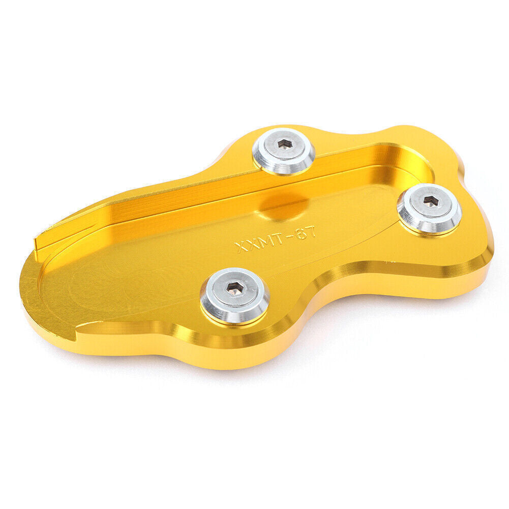 For 2006-16 for KAWASAKI Vulcan VN 900 Gold CNC Kickstand Extension Foot Plate Pad