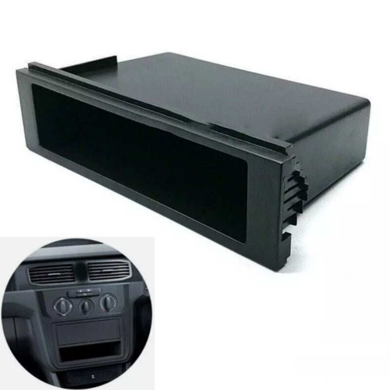 Single Din Car Stereo Radio Dash Cup Holder Storage Box CD Case Part Universal