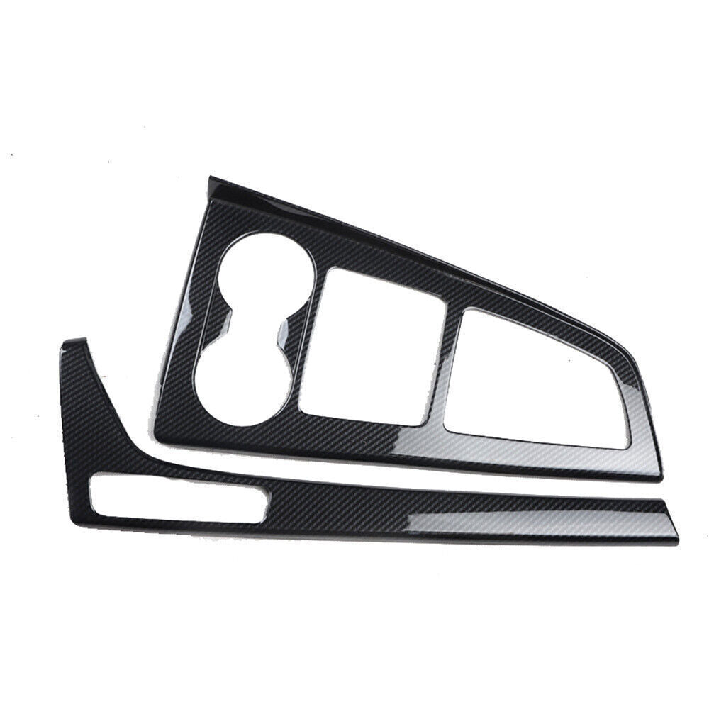 for Audi A4 2017-19 ABS Carbon Fiber Central Console Gear Shift Panel Cover Trim