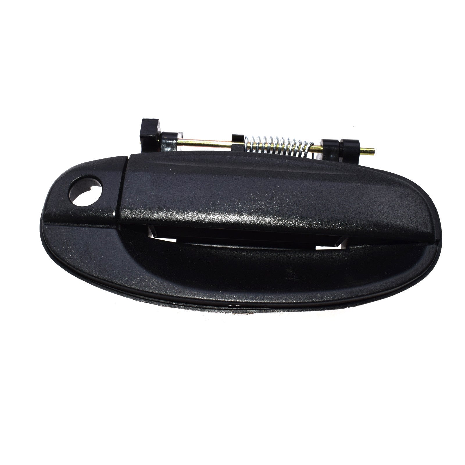 Black exterior door handle on the right front passenger side for 2004-2008 for Chevrolet Aveo