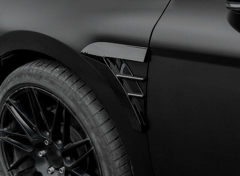 Glossy Black Exterior Front Side Fender Cover Trim for Toyota for Camry 2018-2022