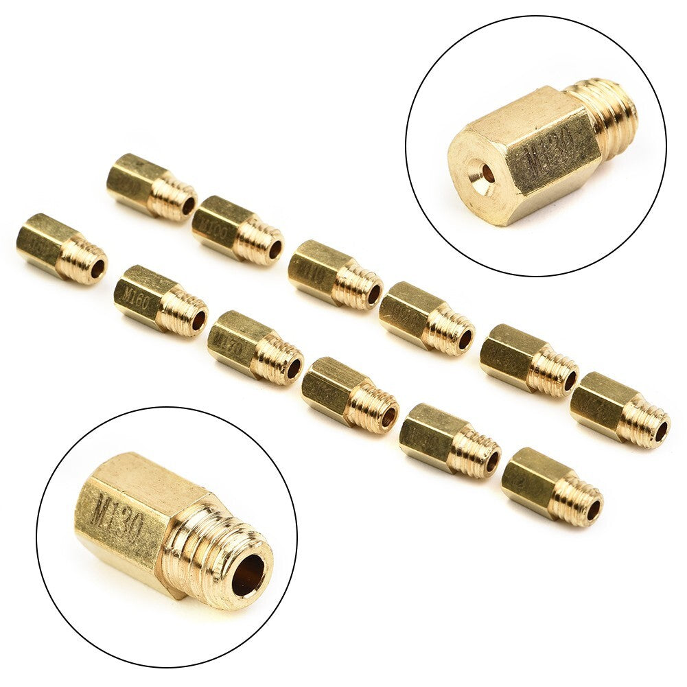 For VM/TM Carb 90 - 200 Jets Motorcycle Carburetor Main Jet 12Pcs