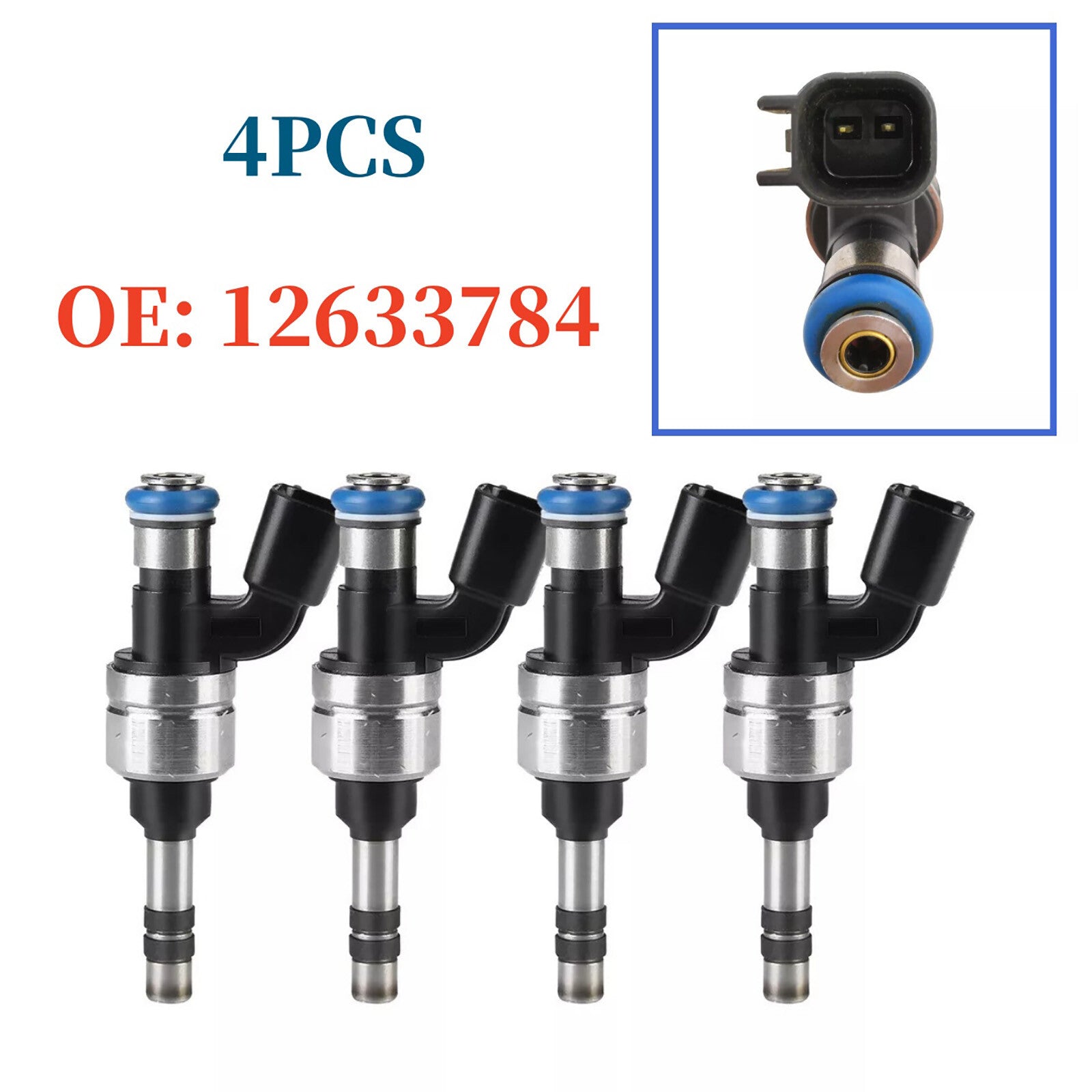 4X Fuel Injectors for GMC Terrain for Chevrolet for Buick Regal 2011-2017 2.4L