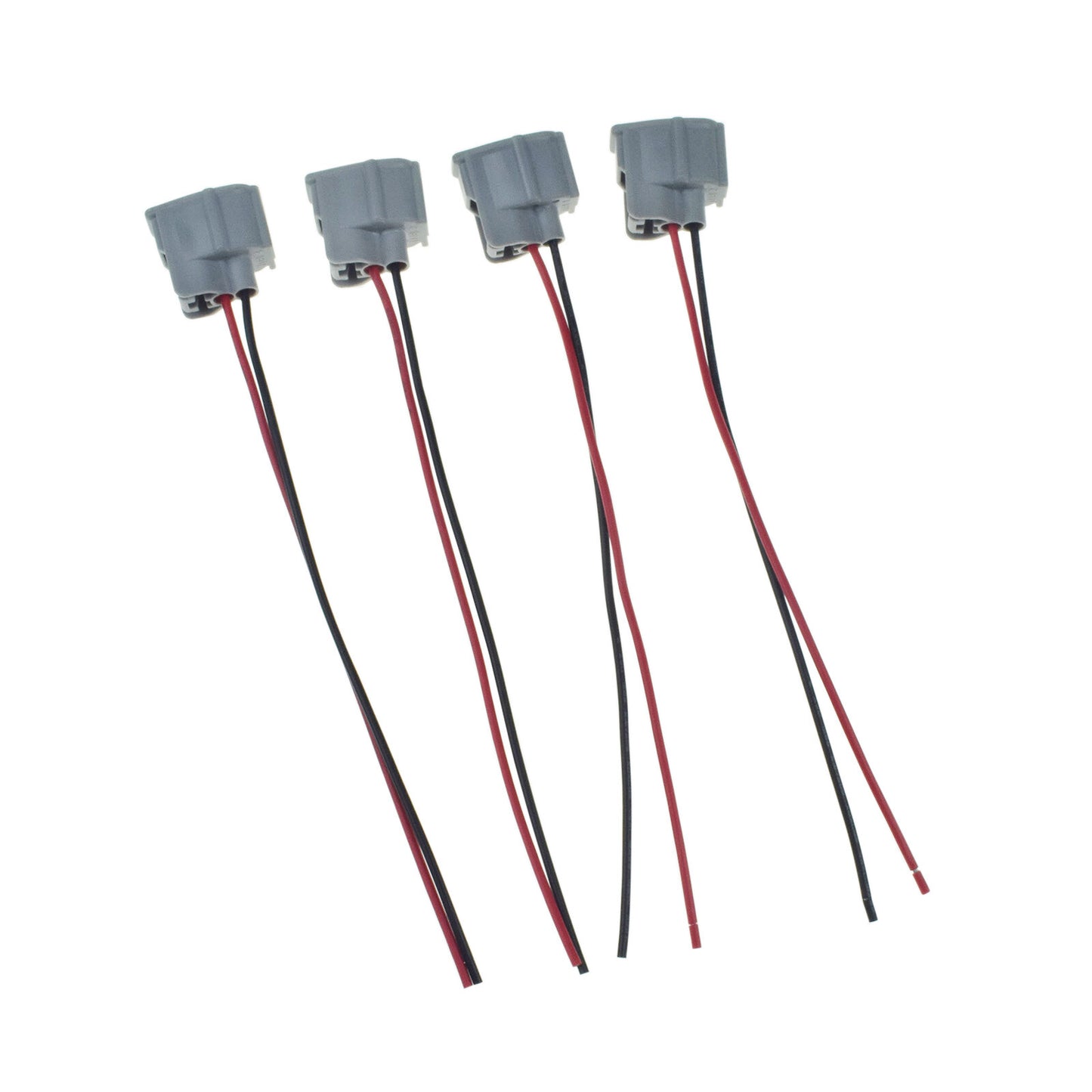4-Piece Female Fuel Injector Connector Electrical Plug Wiring Harness for Toyota for Lexus