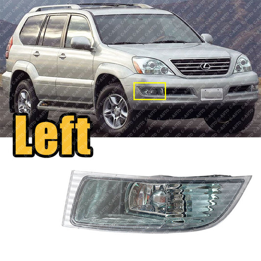 Left Green len Front Bumper Fog Light Driver side for Lexus GX470 2003-2009