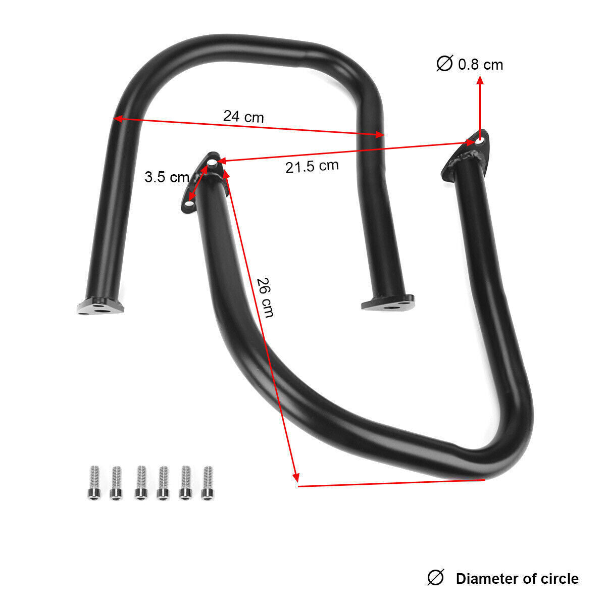Rear Highway Bars For Indian Chief Chieftain Classic Vintage 14-2023 Dark Horse