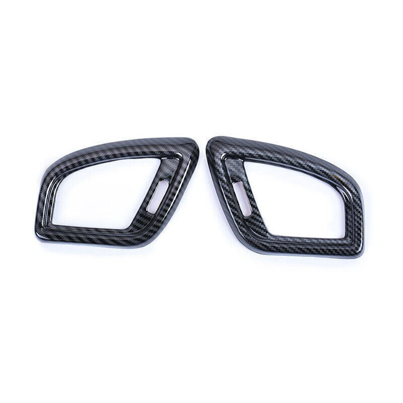 Left And Right Air Outlet Vent Trim 2 for Nissan Murano 2015-2021 Carbon Fiber
