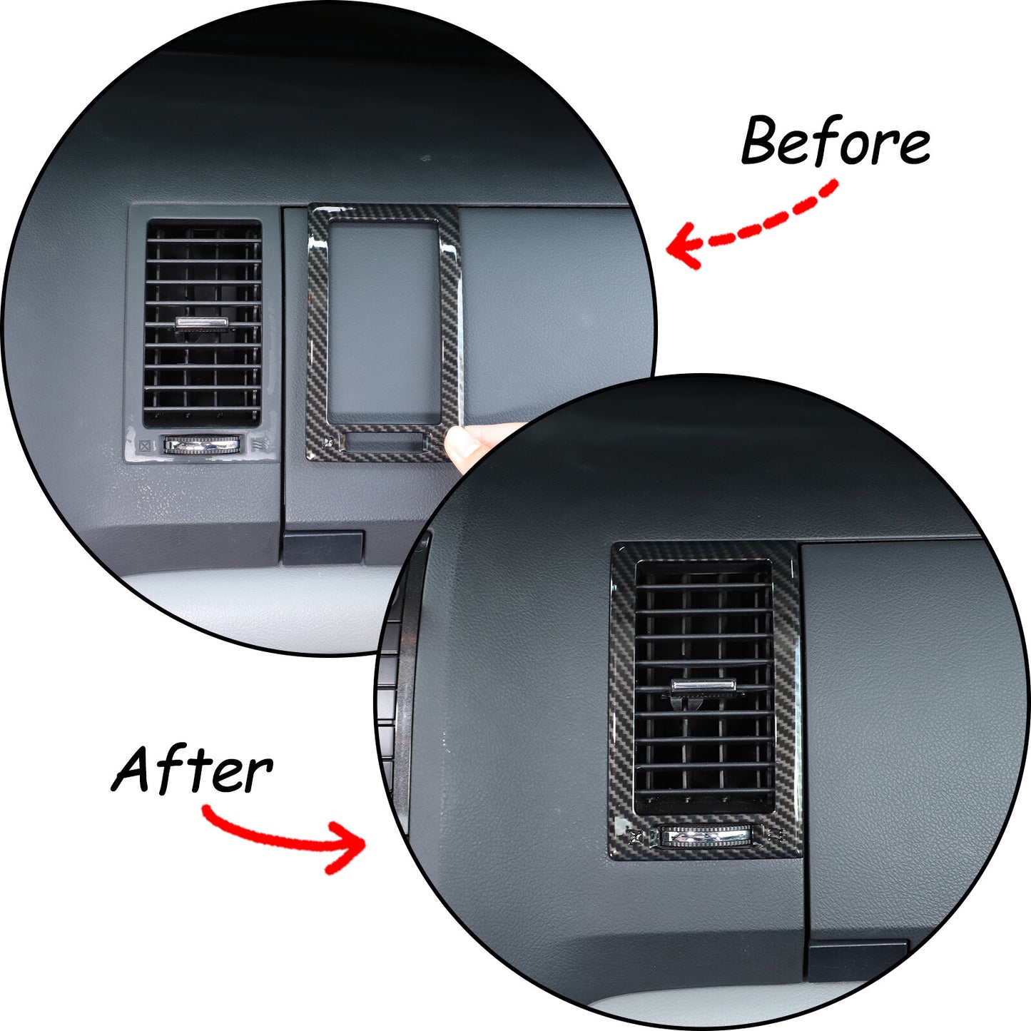 Matter Black Internal Gear Shifter Cover Decor for Tundra Redwood 2022 - 23