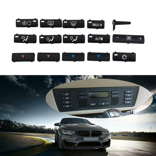 Car Climate Control Air Conditioning Button Cover For X5/E53 E39 Part
