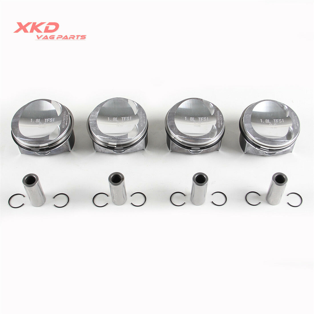 1.8T PistonRing Assembly Oversize +0.5mm 21mm Kit Fit for VW for Passat for Audi A3