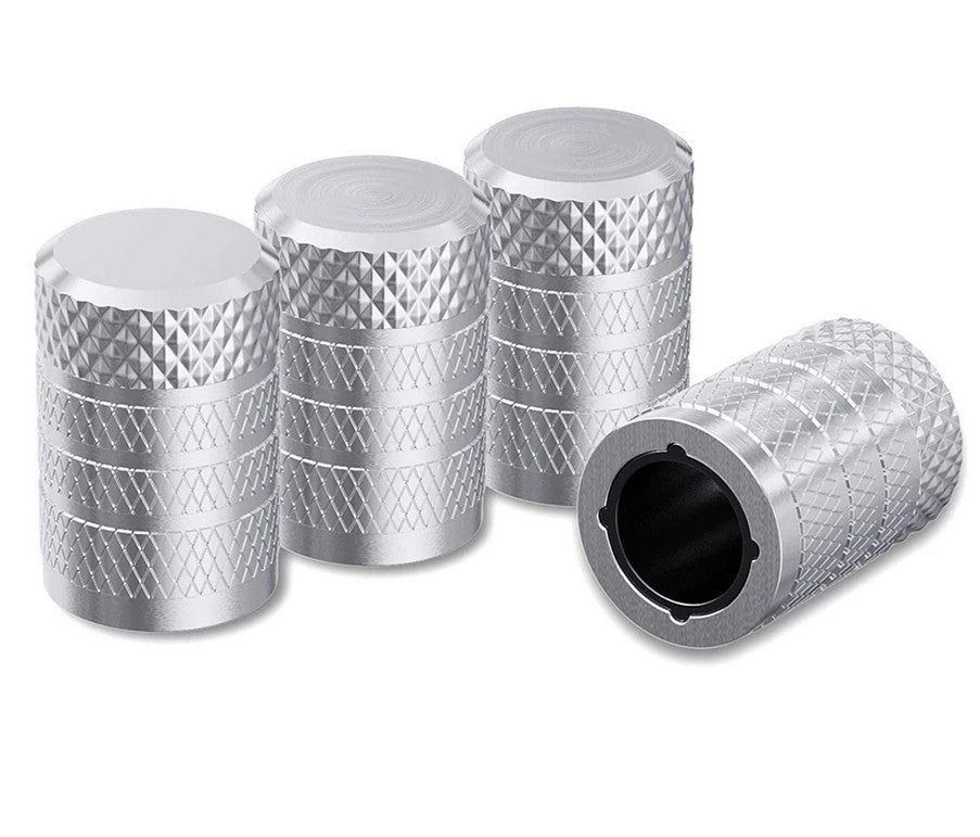 Car tire valve cover rod air dust cover dustproof white crown for Alfa Romeo