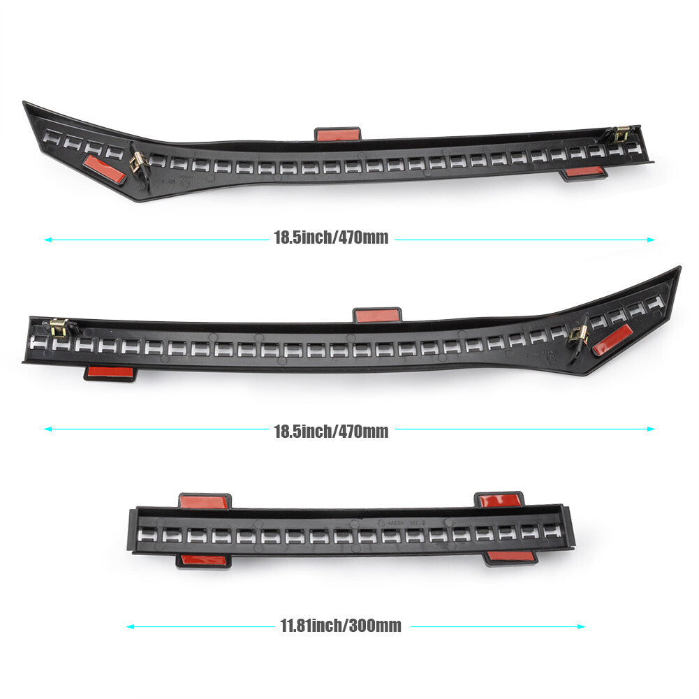 Fits 2020-2023 for Tesla for Model Y Black Front Hood Seal Strip Weather Stripping PP