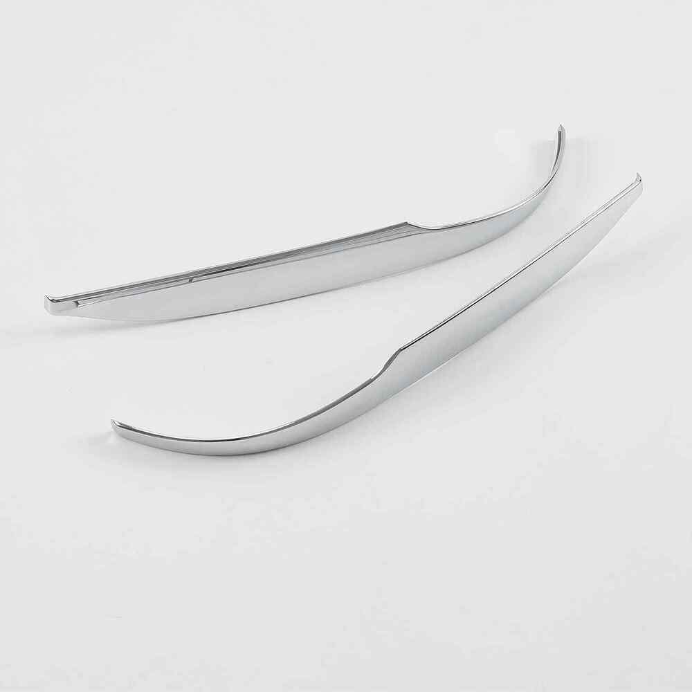 for Toyota Highlander 2014-19 Chrome Steel Exterior Rear View Mirror Strip Trim