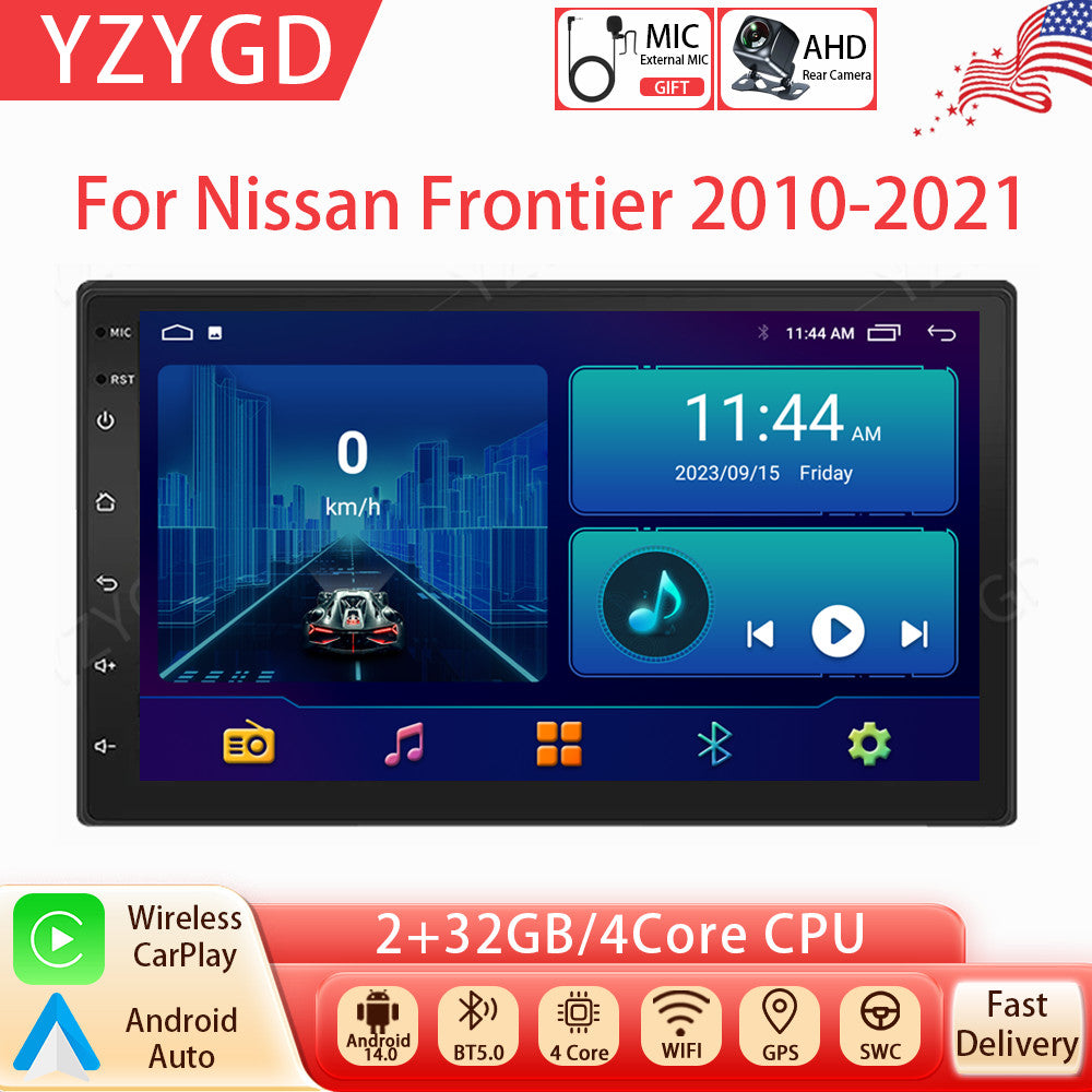 Android Auto Carplay for Nissan Frontier 2010-2021 Stereo Car Radio GPS Screen