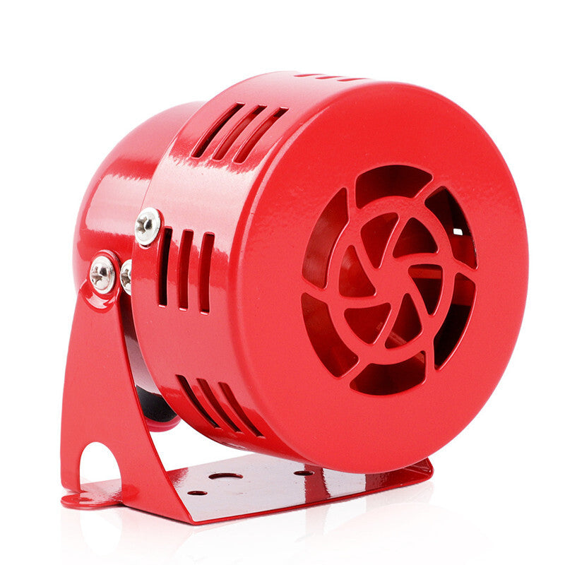 Red DC 12V Styling Metal Motor Siren Motorcycle Driven Air Siren Siren Horn