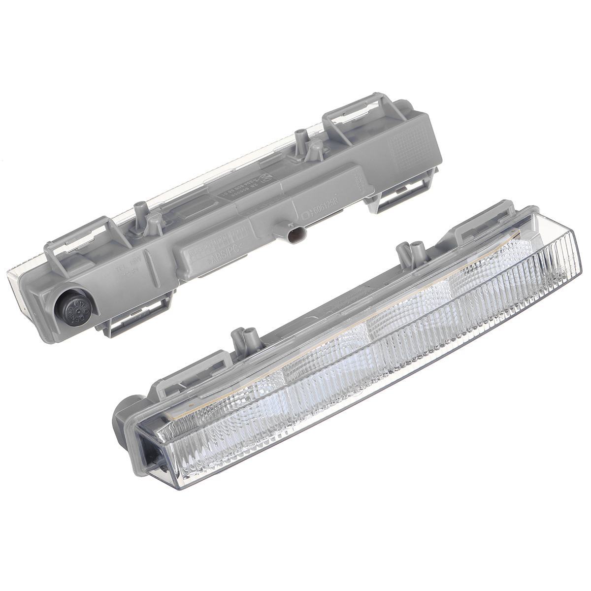 1Pair Front Daytime Running LED Light DRL Fog Lamp for Mercedes-Benz W166 ML350