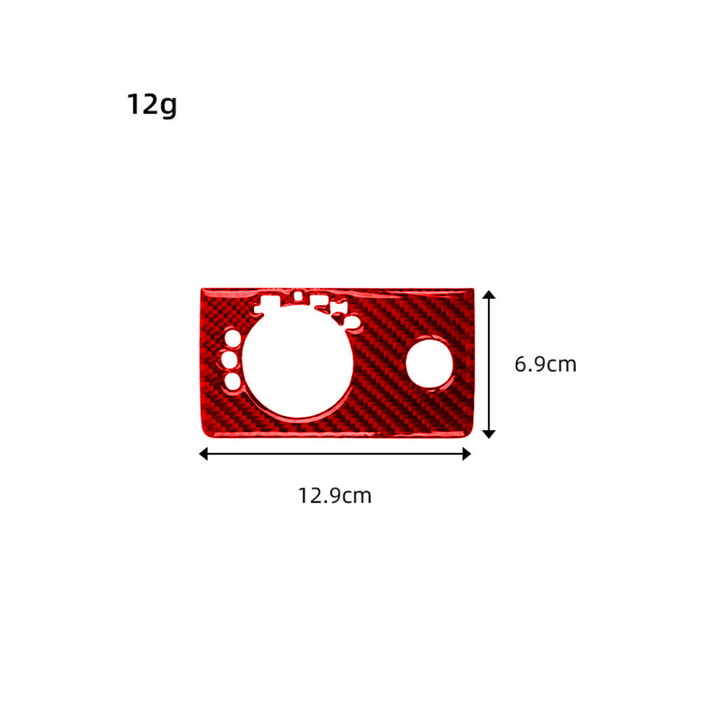 Red carbon fiber headlight console trim for Mercedes-Benz M-class 06-11 A