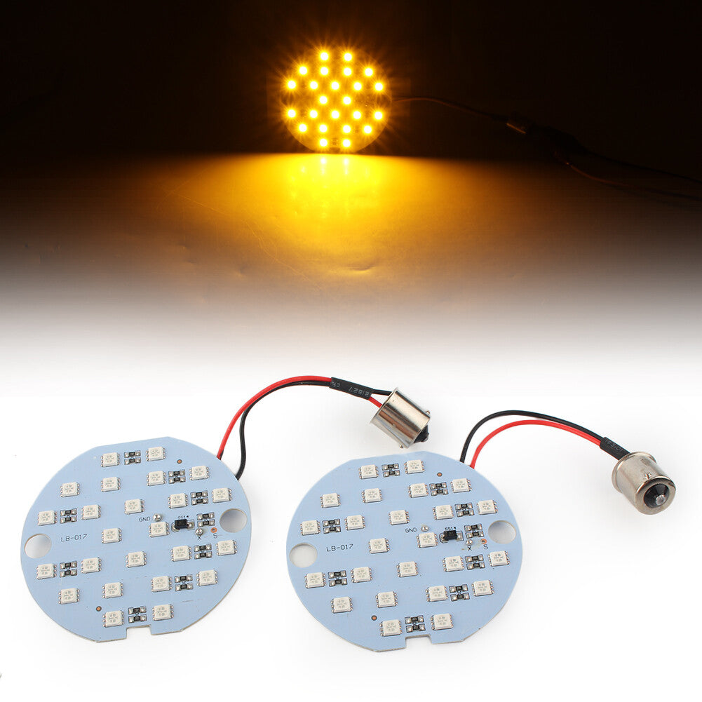 Turn Signal/Daytime Running Panel Light Fit for Harley 1156 BA15d Socket Base Plug