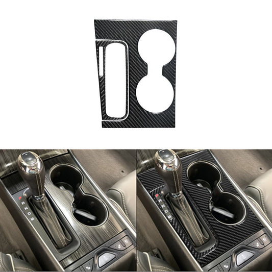 2X Gear Shift Box Panel Trim Cover Carbon Fiber for Chevy Impala 2014-2020
