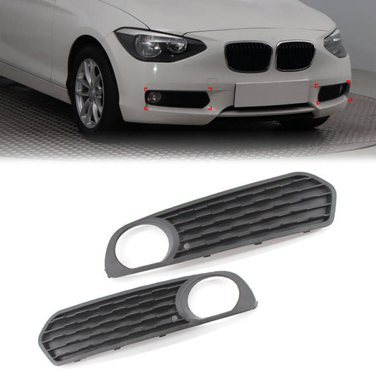 Front Bumper Fog Light Grille Left Right for BMW 1-Series F20 F21 2011-2015