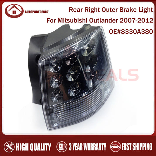 Right Passenger Rear Tail Lights Brake Lamps for Mitsubishi Outlander EX 07-13