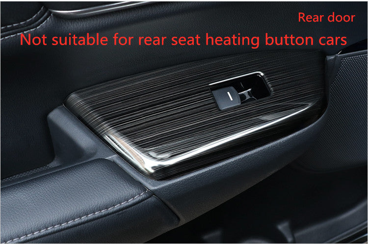 for Honda CR-V 2017-2022 GL Black titanium window lift panel switch cover trim